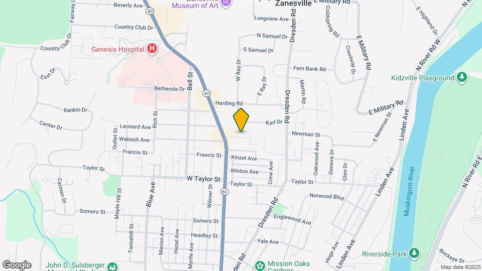 575 Cambridge Ave Map and Location Details