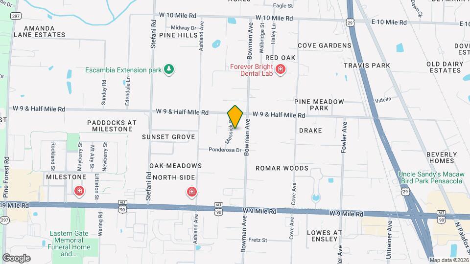 8636 Messick St Map and Location Details