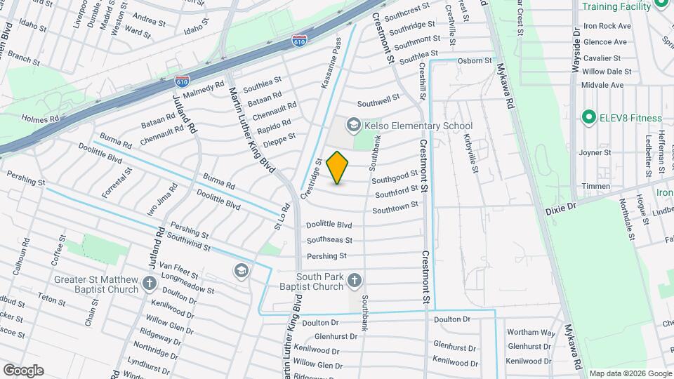 5831 Southford St Map and Location Details