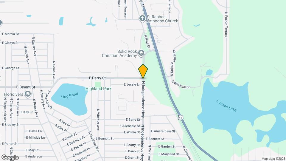 812 N Independence Hwy Map and Location Details