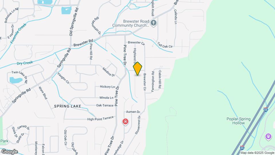 1437 Highland Dr Map and Location Details