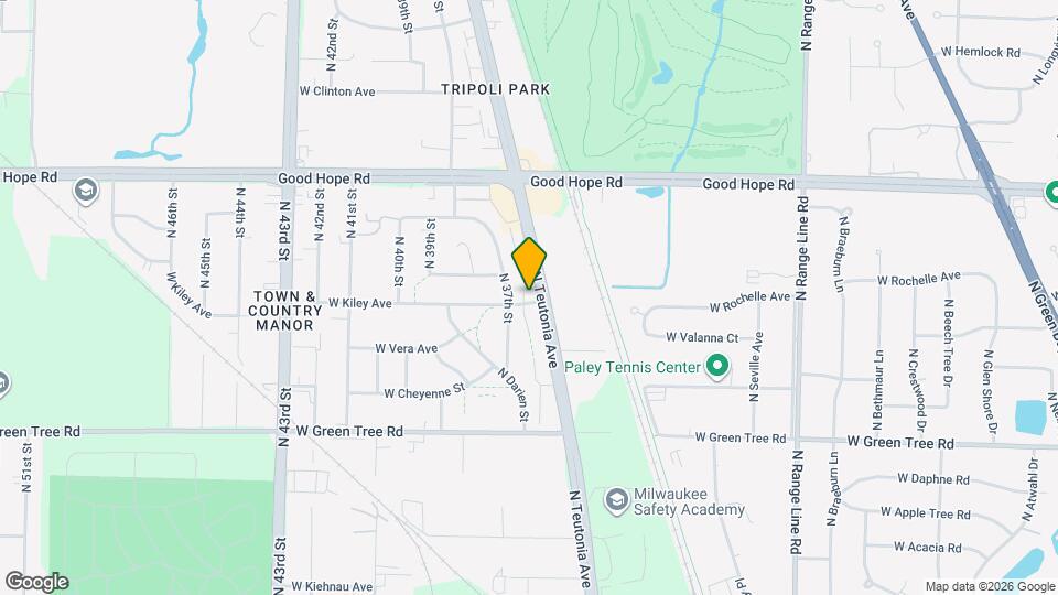7005 N Teutonia Ave, Unit 7005 N Teutonia Ave Map and Location Details