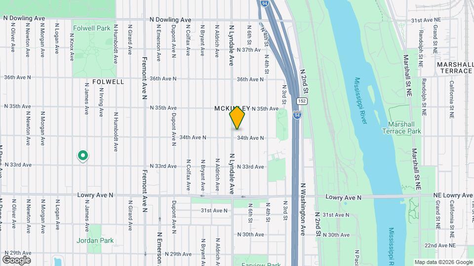 620 34th Ave N Map and Location Details
