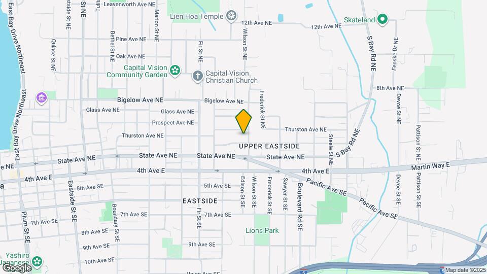 1944 Olympia Ave NE Map and Location Details