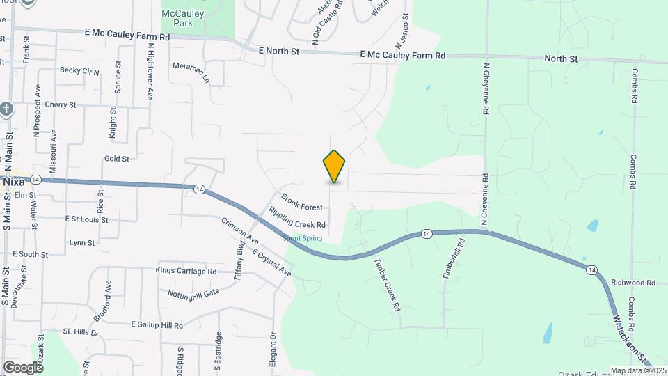 112 N Peach Brook Mapa y Detalles de la Ubicación