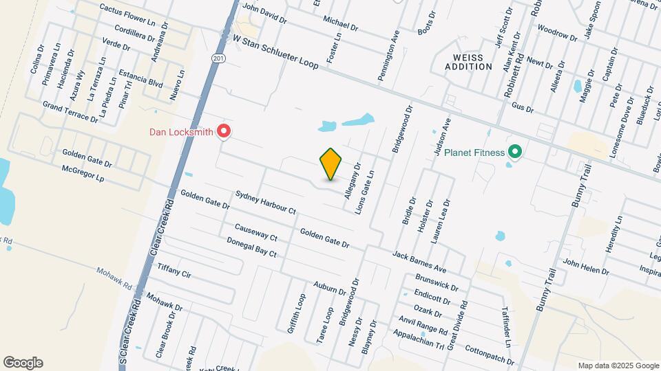 4701 Green Meadow St Map and Location Details
