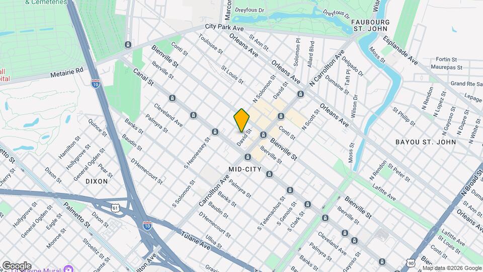 4138 1/2 Iberville Street Unit Map and Location Details