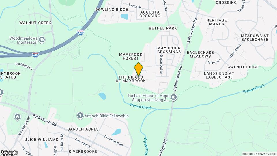 2816 Erinridge Rd Map and Location Details