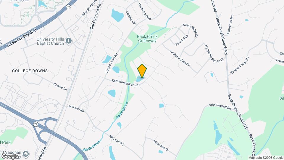 2225 Katherine Kiker Rd Map and Location Details