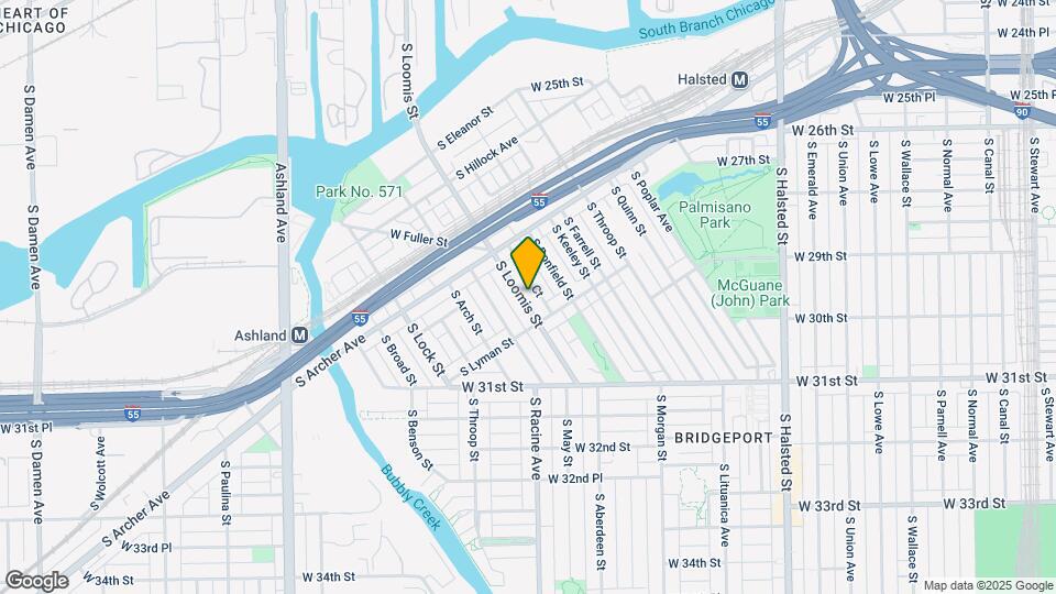 2955 S Loomis St Map and Location Details