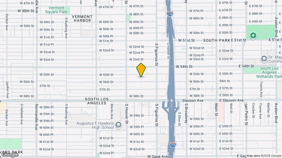 627 1/2 W 56th St, Unit 627 1/2 W. 56th Map and Location Details
