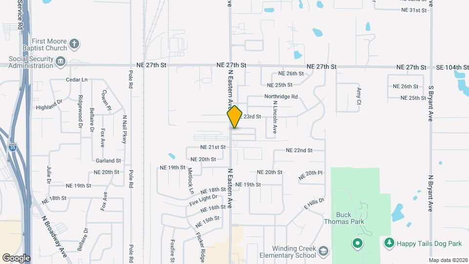 805 Woodward Ave Map and Location Details