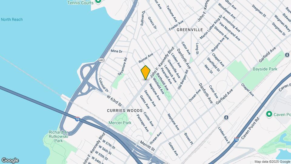 1595 John F Kennedy Blvd, Unit 4 Map and Location Details