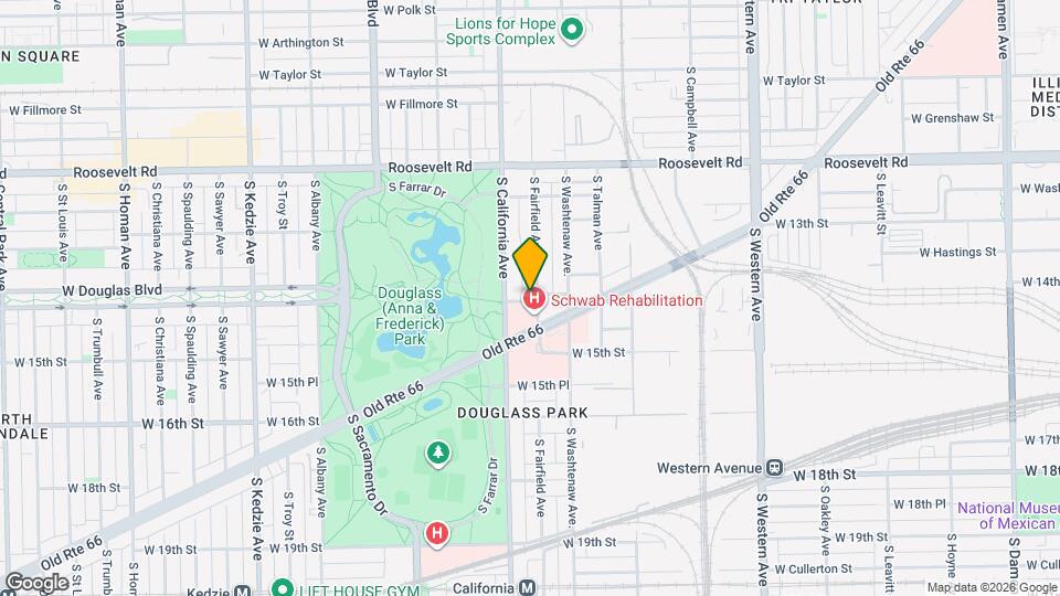 1370 S Fairfield Ave Map and Location Details