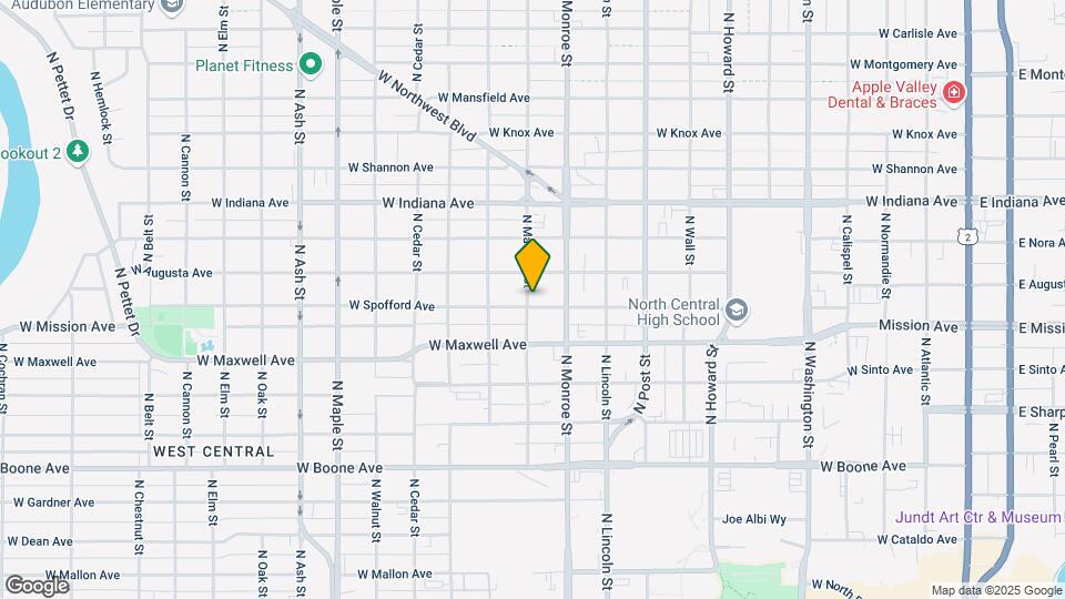 1030 W Spofford Ave Map and Location Details