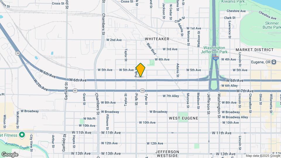 1257 W 6th Ave Map and Location Details