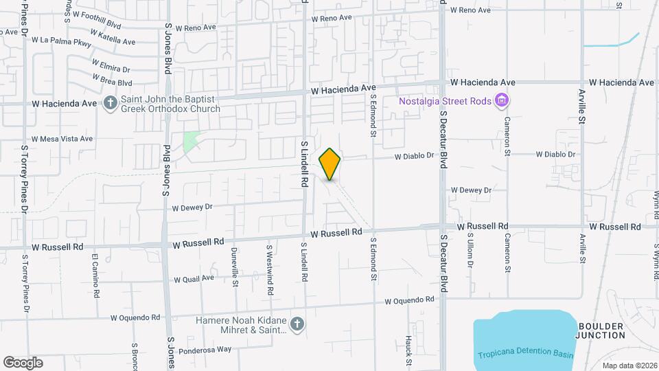 5386 Walcott Dr Map and Location Details