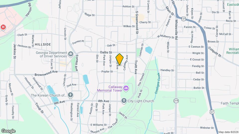 905 Murphy Ave Map and Location Details