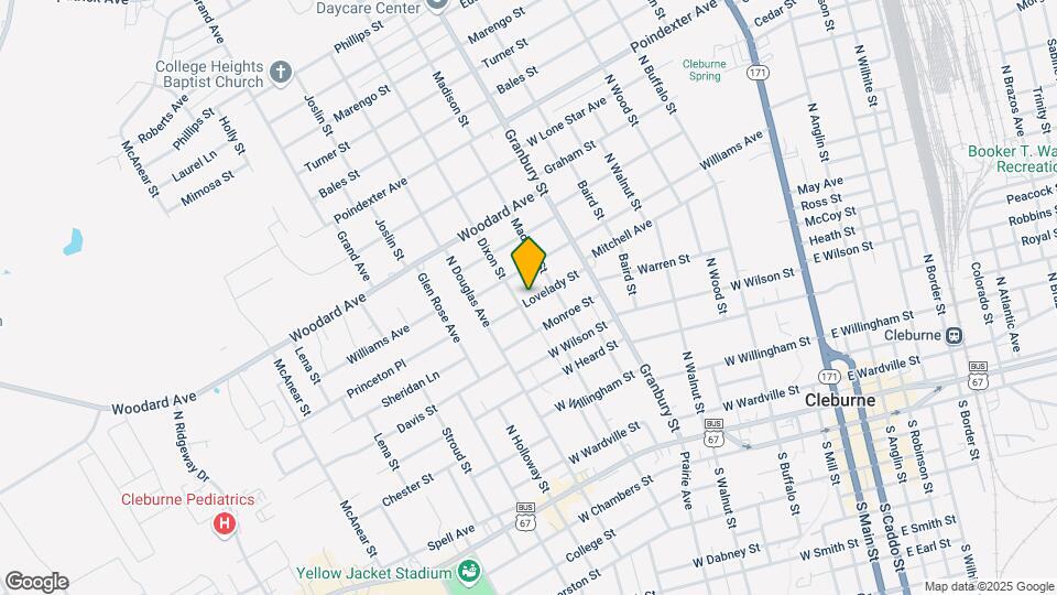 212 Lovelady St Map and Location Details
