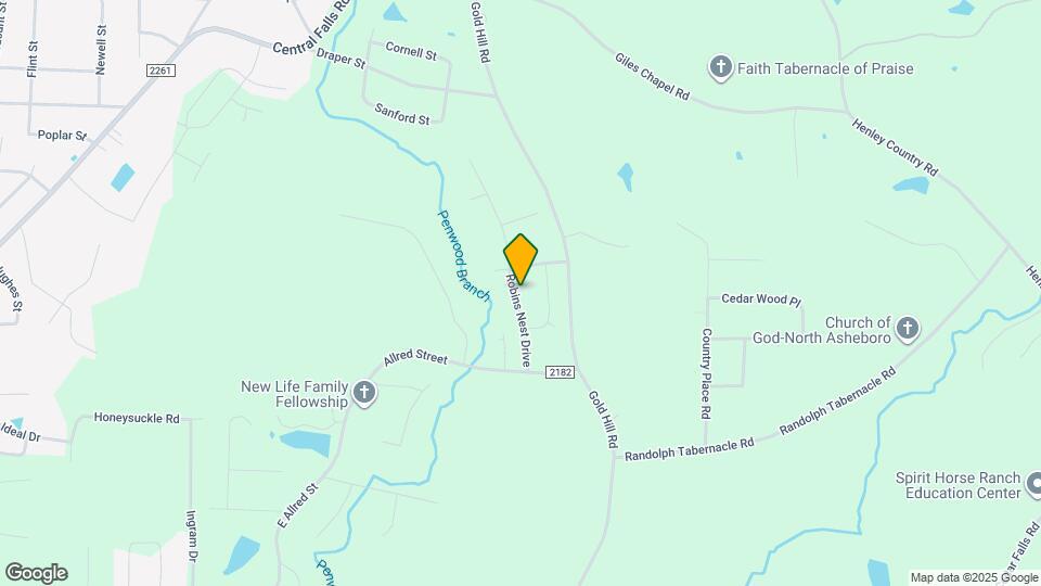 1372 Robins Nest Drive Map and Location Details