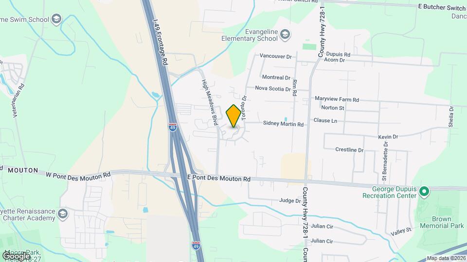 200 High Meadows Blvd Map and Location Details