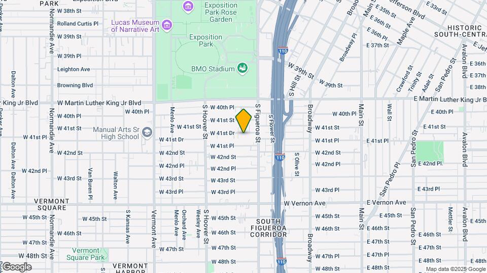 550 W 41st Dr Map and Location Details