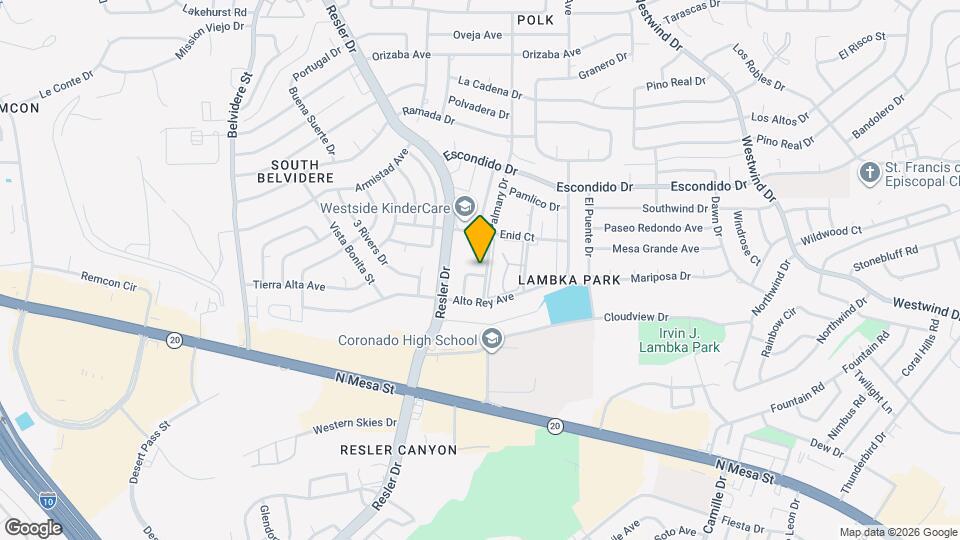 217 Palmary Dr Mapa y Detalles de la Ubicación