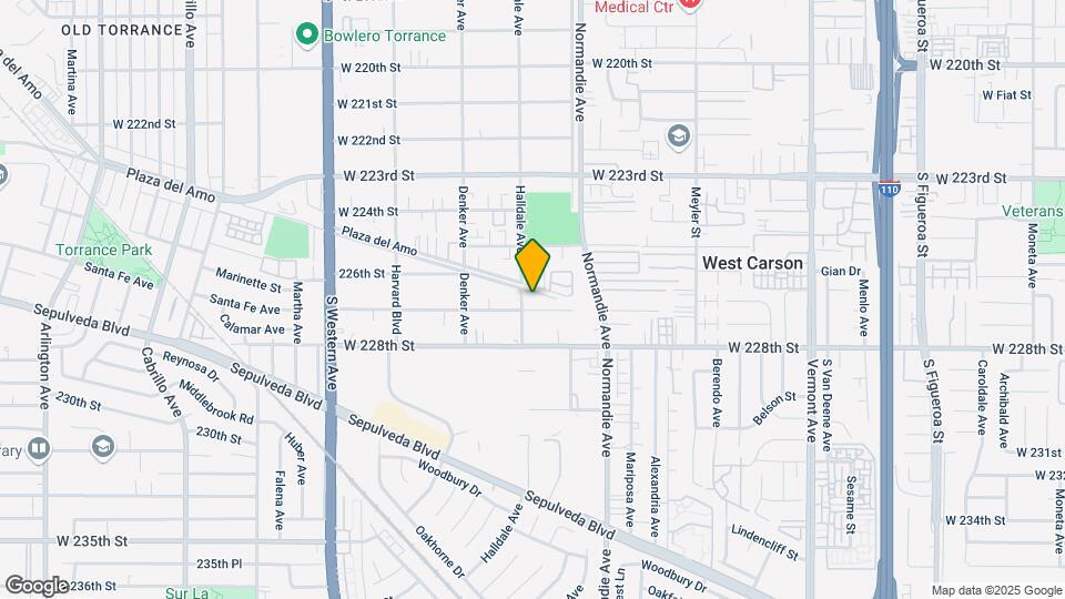 1351 W 227th St Map and Location Details