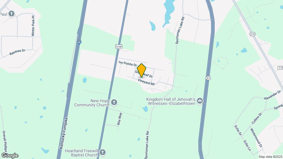 207 Vineyard Rd Map and Location Details