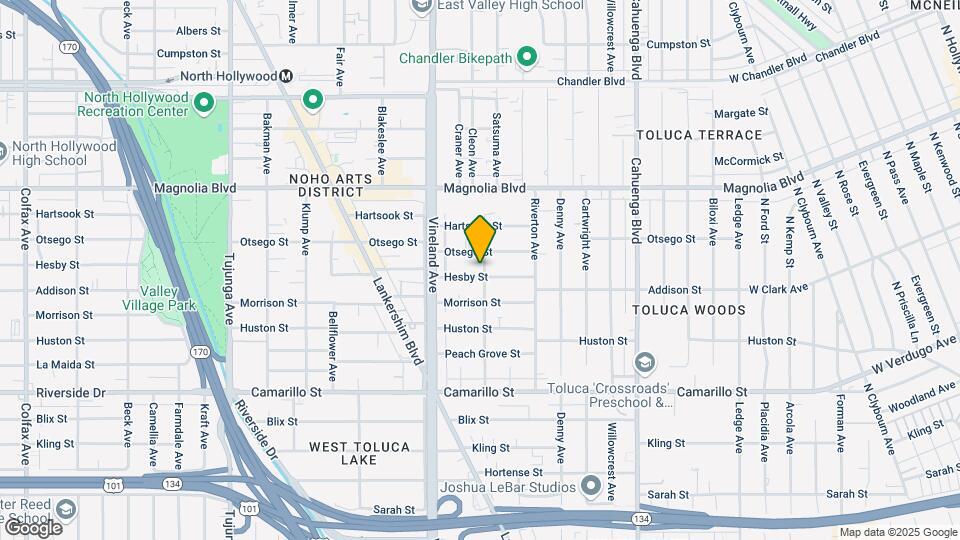 10903 Hesby St Map and Location Details