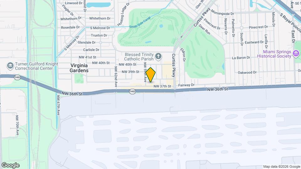 5835 NW 37th St Map and Location Details