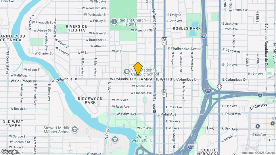 215 W Columbus Dr Mapa y Detalles de la Ubicación