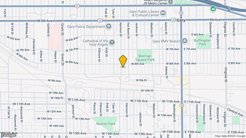 825 Harrison St, Unit Raymond Hampton Map and Location Details