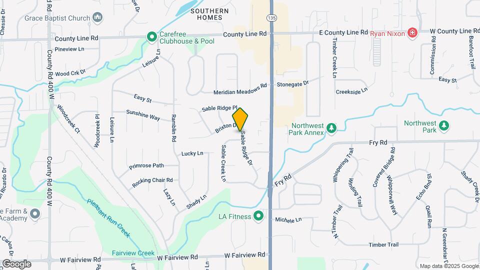 860 Sable Ridge Dr Map and Location Details