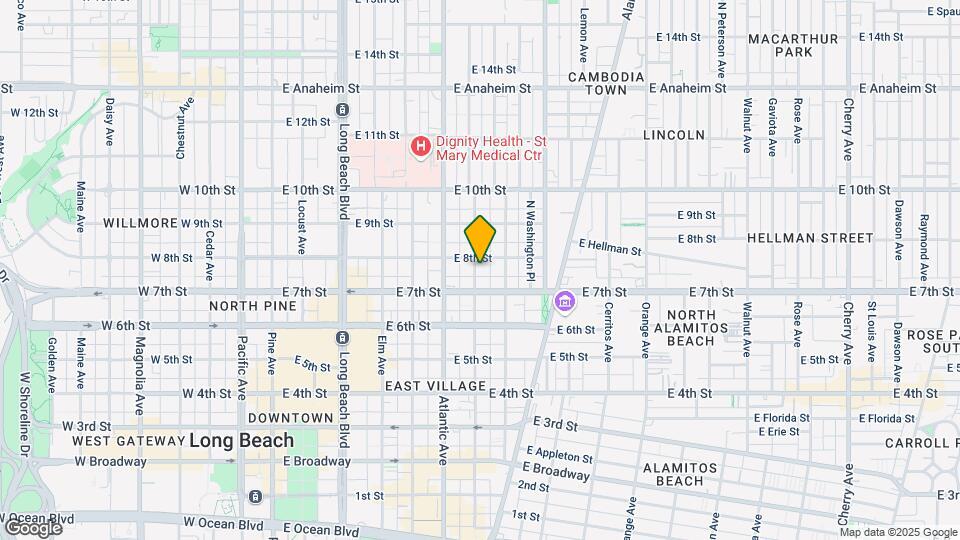 740 Lime Ave Map and Location Details