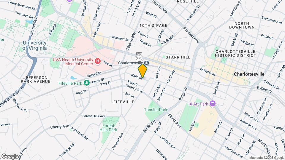 720 Nalle St Mapa y Detalles de la Ubicación