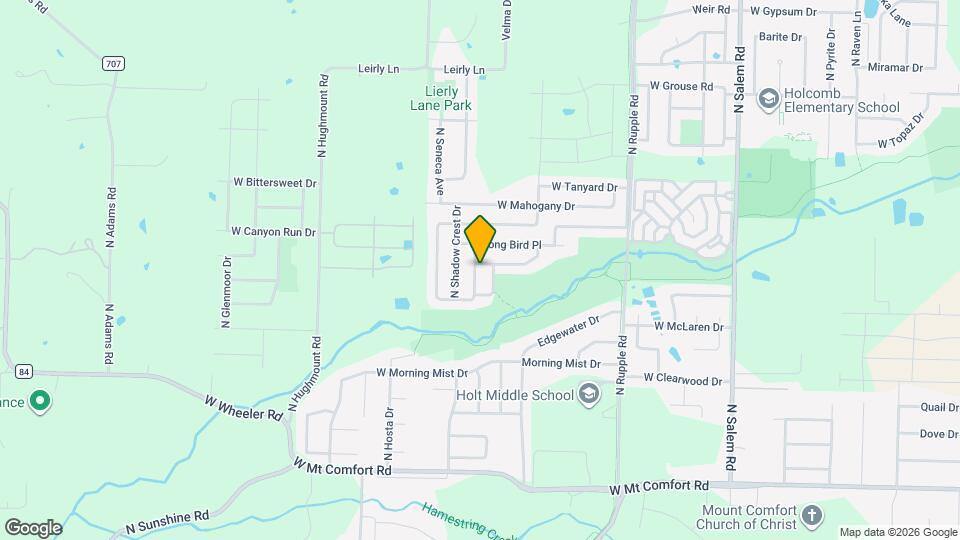 2622 N Brush Creek Dr Map and Location Details