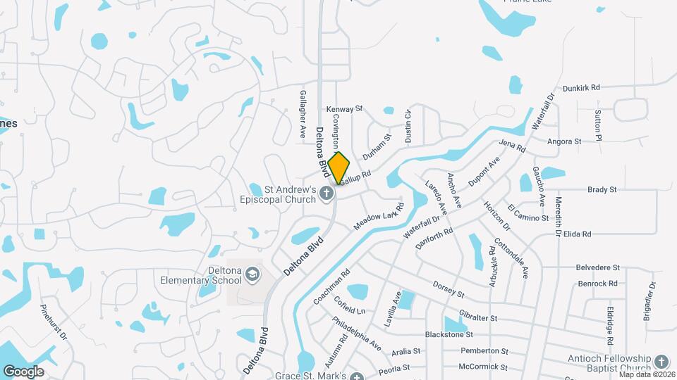 8296 Gallup Rd Map and Location Details