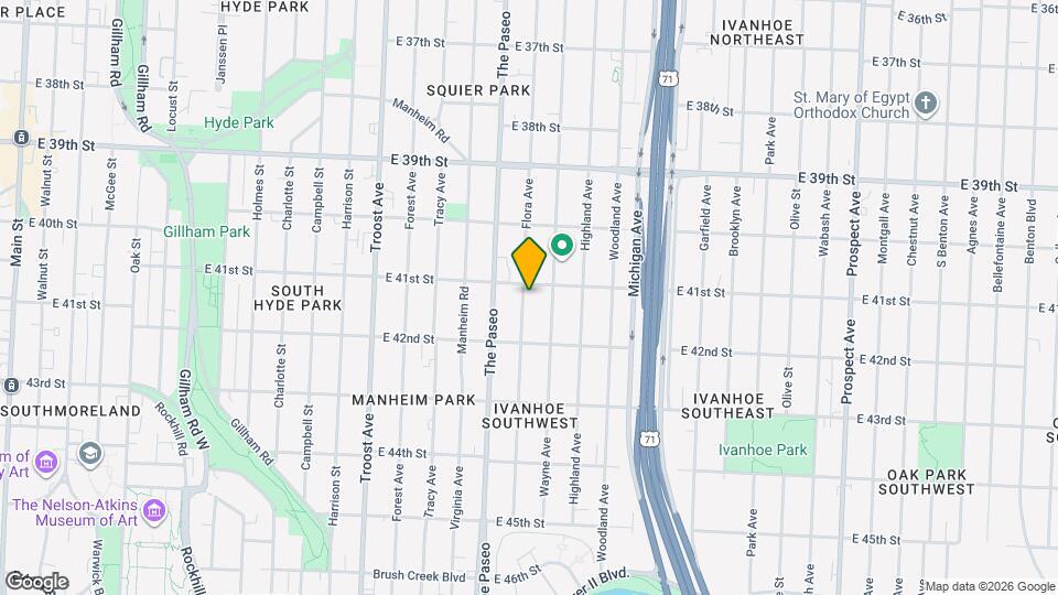 4107 Flora Ave Mapa y Detalles de la Ubicación