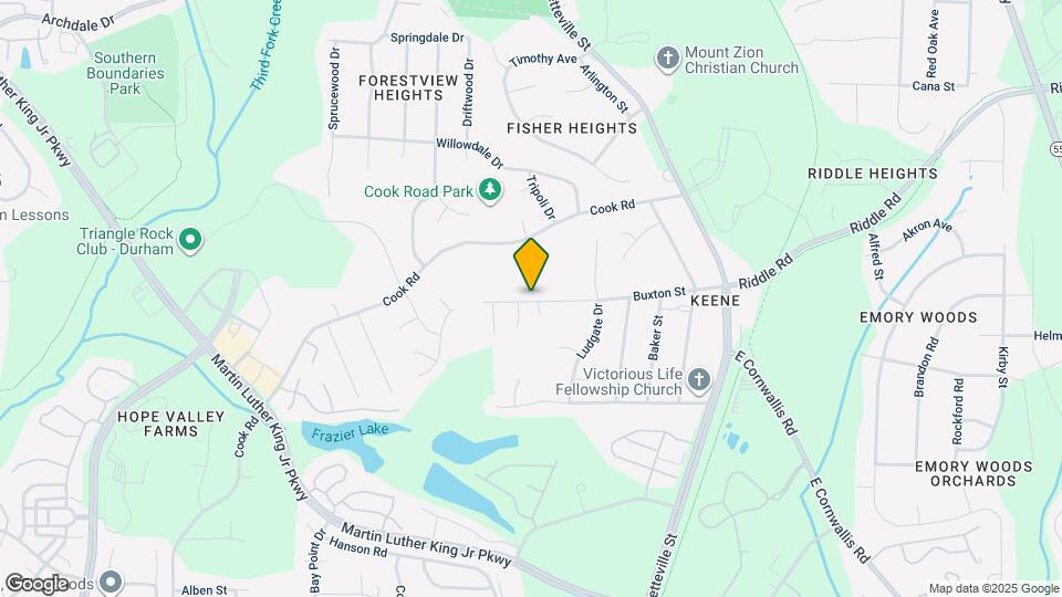 411 Buxton St Map and Location Details