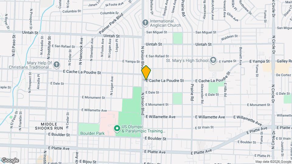 835 N Union Blvd Map and Location Details
