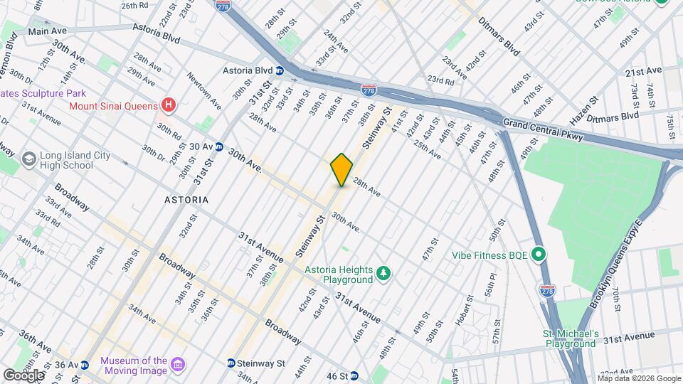 28-25 Steinway St Map and Location Details