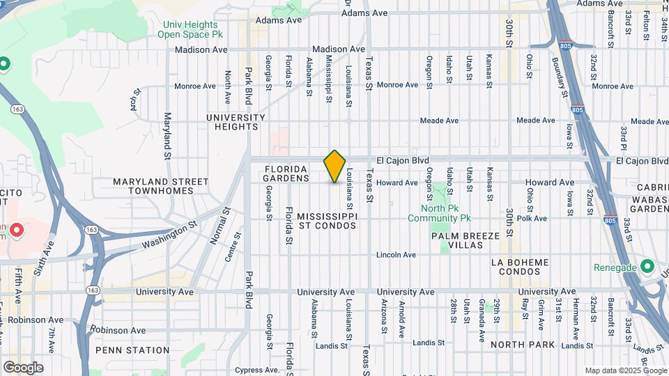 2203-2209 Howard Ave Mapa y Detalles de la Ubicación