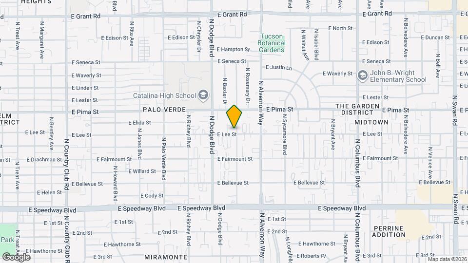 3757 E Lee St Map and Location Details