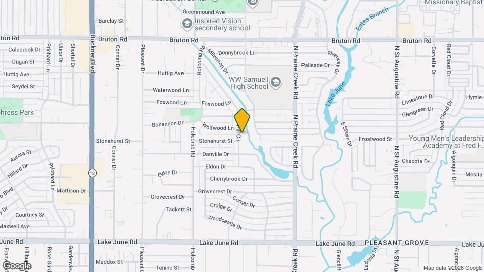 1738 Oak Hill Cir Map and Location Details