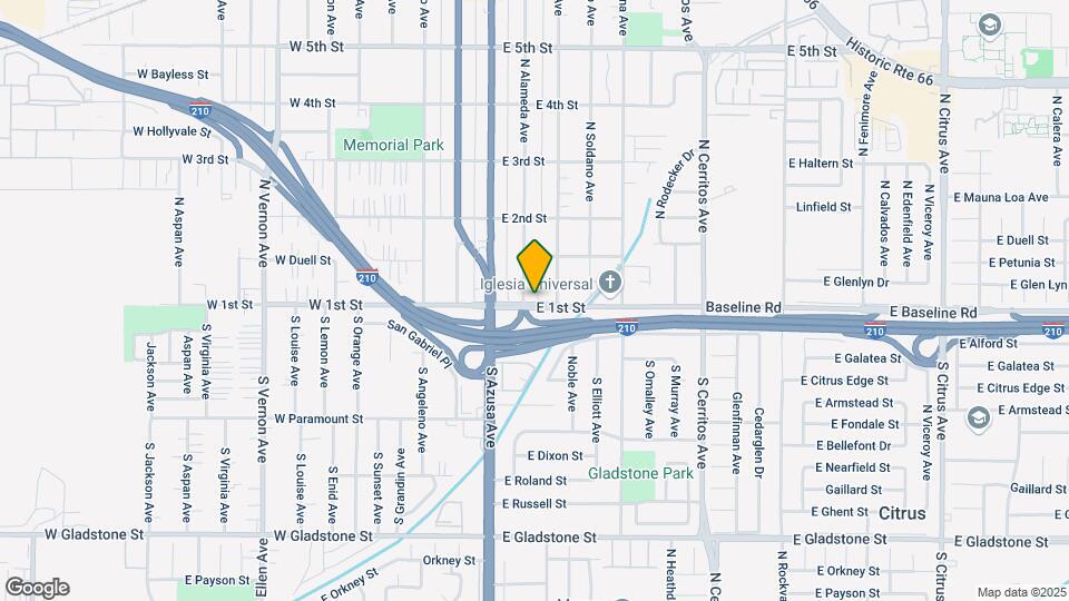 102-104 N Alameda Ave Map and Location Details