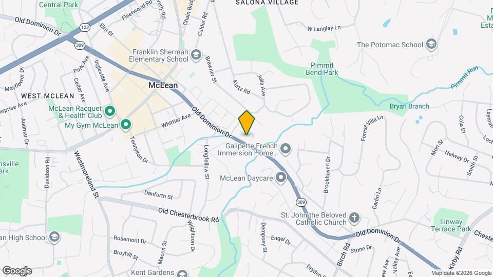 6621 McLean Ct Map and Location Details