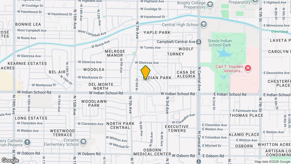 4202 N 5th Ave Map and Location Details