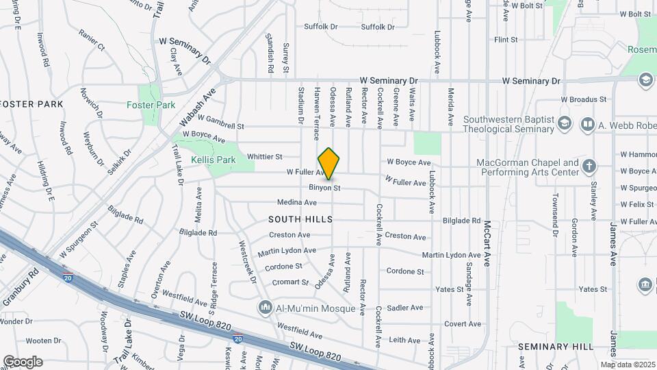 3250 Binyon St Map and Location Details