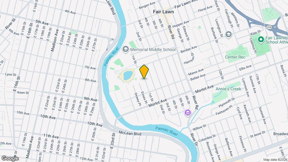 10-06 1st St Map and Location Details